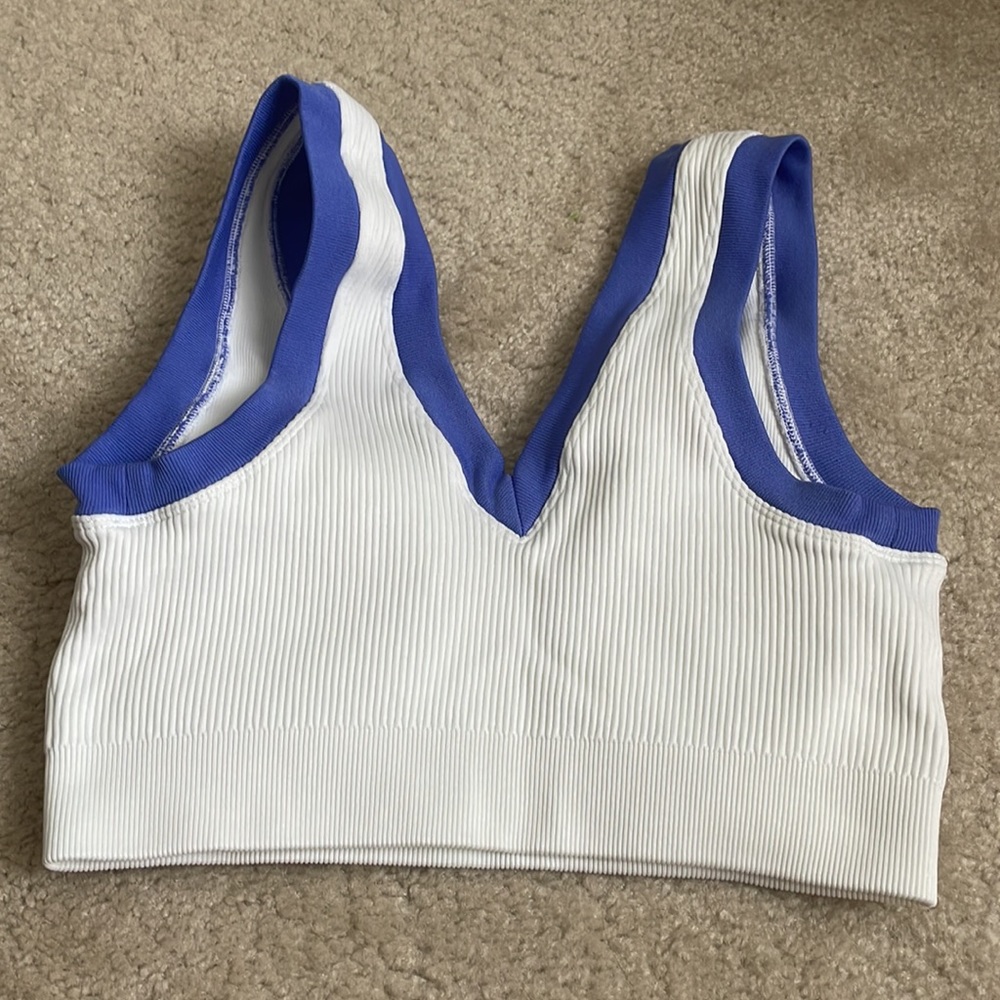 Aerie Ribbed Contrast Top - Picture 2 of 3